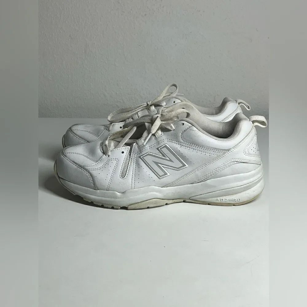 New Balance 608 V5 Mens 10,5 EXTRA WIDE White Casual Comfort Cross Trainer Shoe